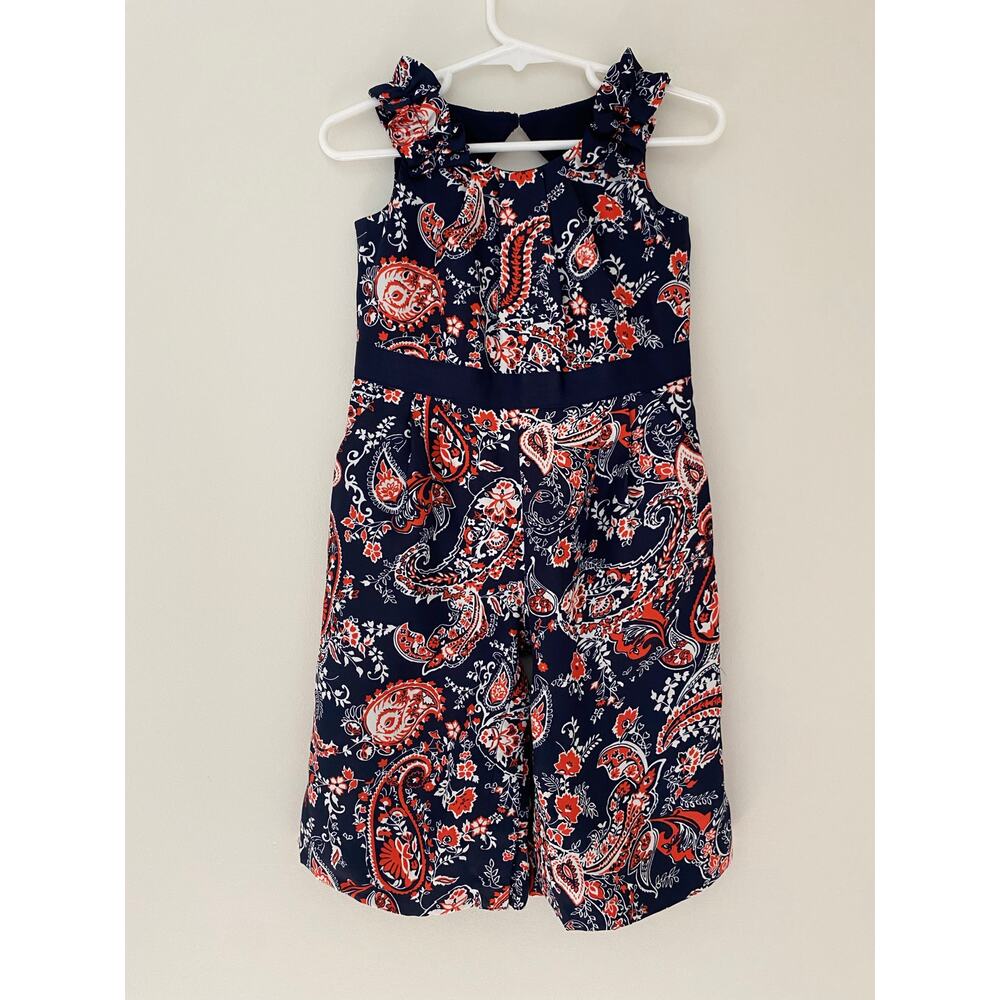 NWT $59 Janie and Jack Red White Blue Jumpsuit Sleeveless July 4th 12-18 M Baby